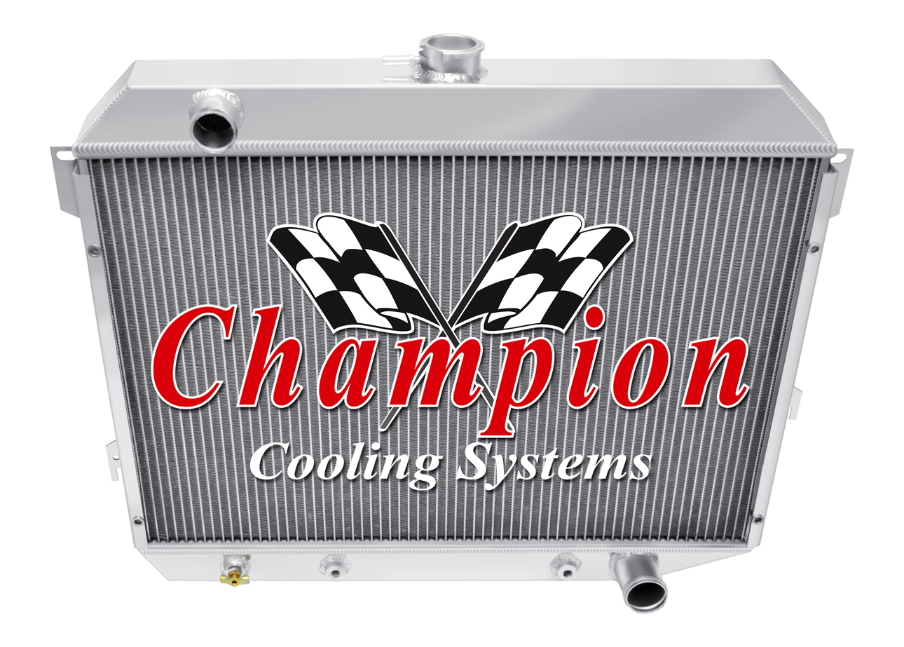 1970 71 72 73 74 75 Dodge Demon 3 Row Aluminum Radiator 374 589